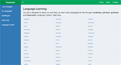 Desktop Screenshot of ilanguages.org